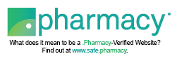 To learn more about dot pharmacy verification go to www.safe.pharmacy